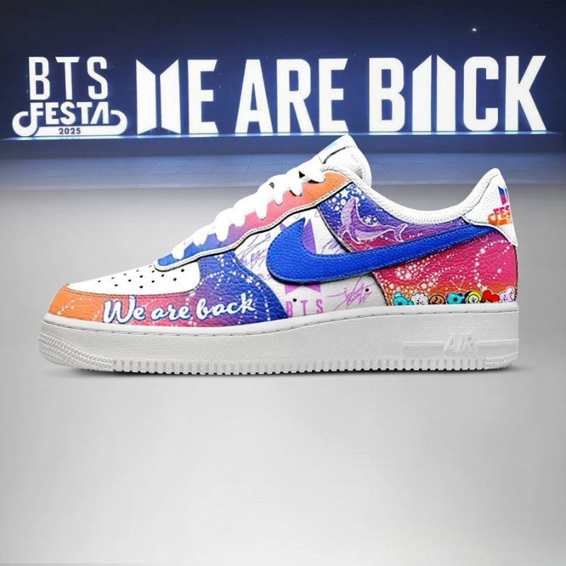 LIMITED EDITION - BTS COMEBACK WORLD TOUR AF1 SHOES