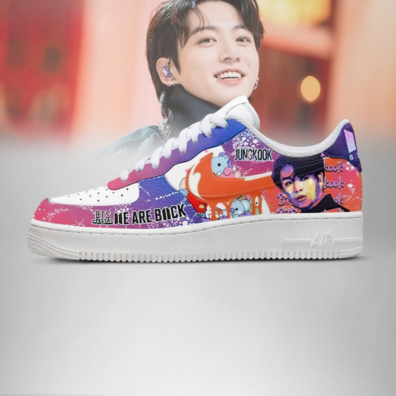 LIMITED EDITION - BTS COMEBACK WORLD TOUR AF1 SHOES