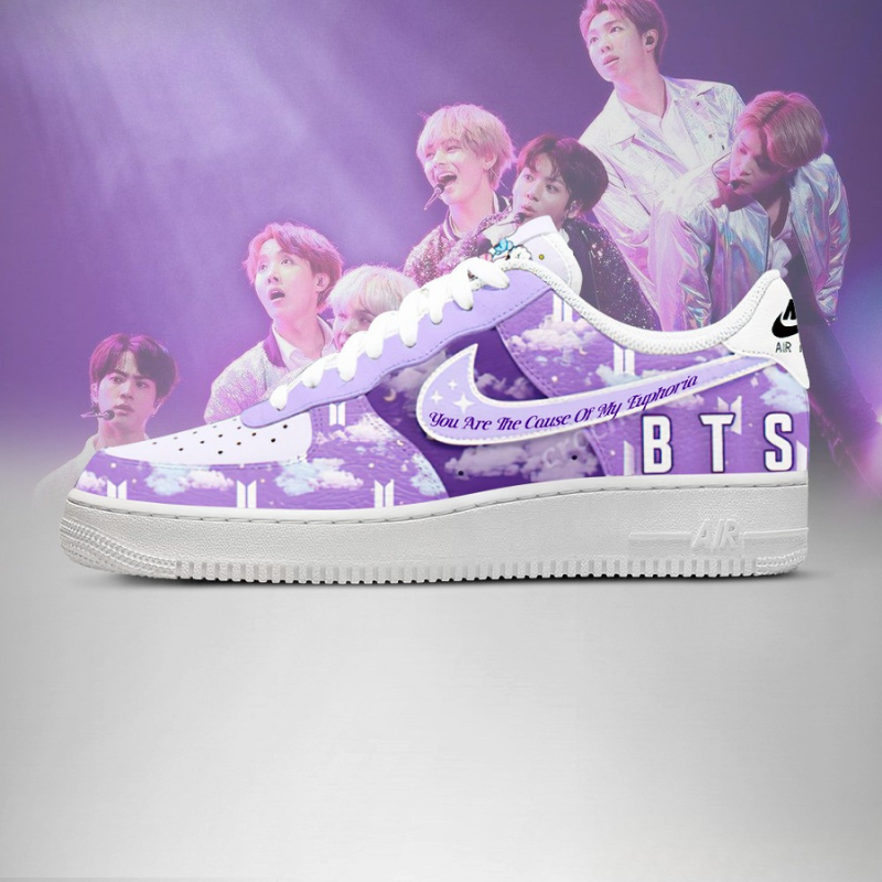 LIMITED EDITION - BTS COMEBACK WORLD TOUR AF1 SHOES