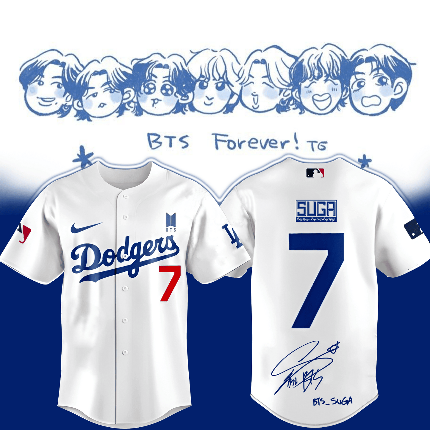 BTS COMEBACK WORLD TOUR BASEBALL JERSEY 2026 - LIMITED EDITION
