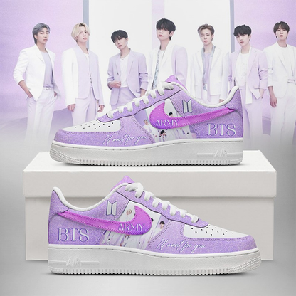 LIMITED EDITION - BTS COMEBACK WORLD TOUR AF1 SHOES