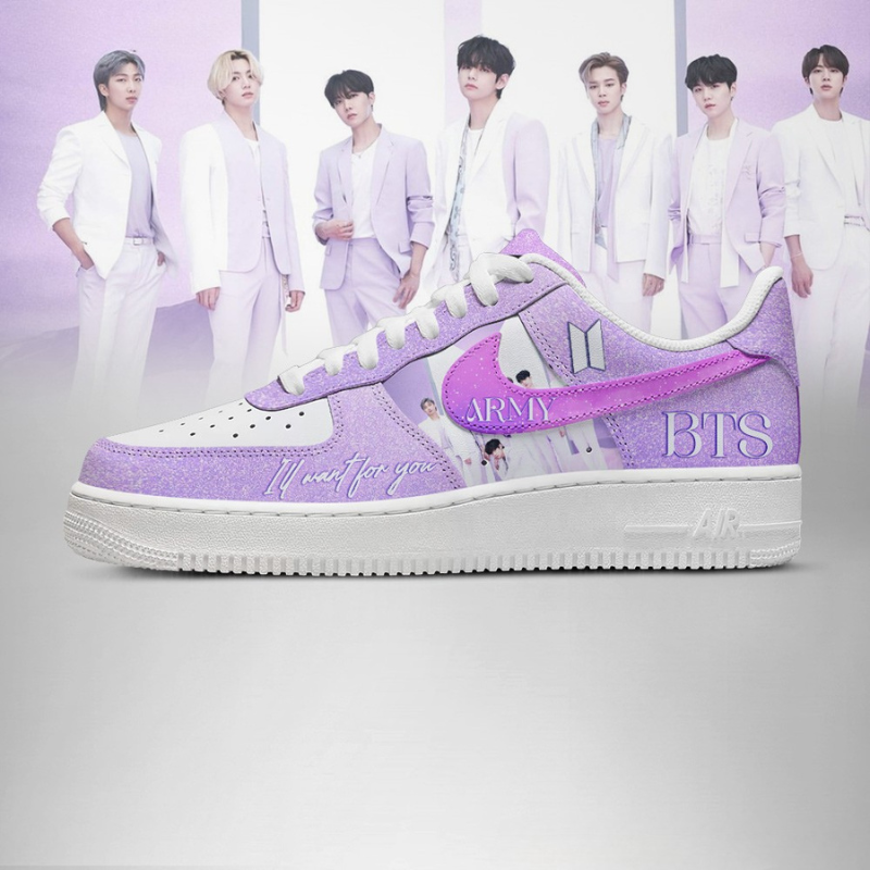 LIMITED EDITION - BTS COMEBACK WORLD TOUR AF1 SHOES