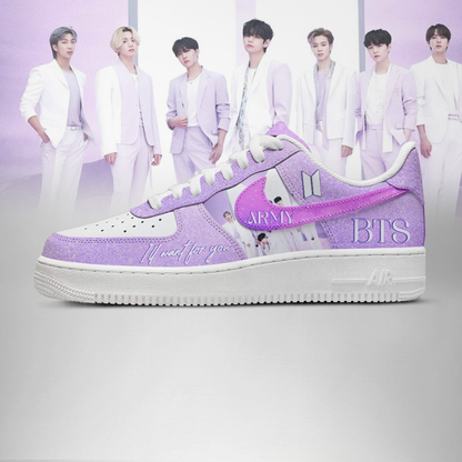 LIMITED EDITION - BTS COMEBACK WORLD TOUR AF1 SHOES