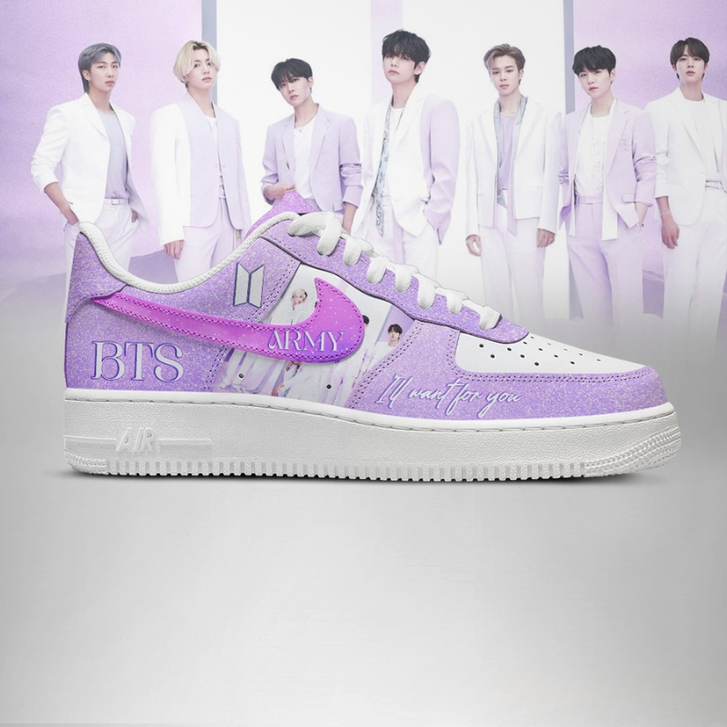 LIMITED EDITION - BTS COMEBACK WORLD TOUR AF1 SHOES