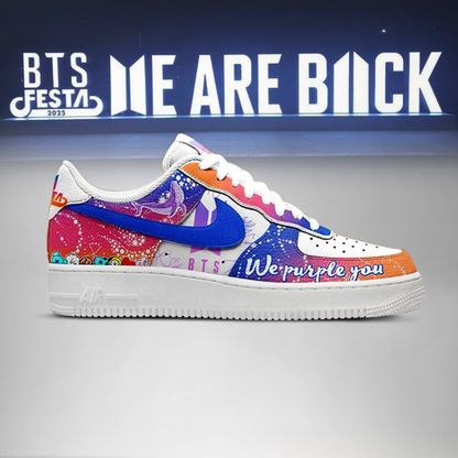 LIMITED EDITION - BTS COMEBACK WORLD TOUR AF1 SHOES