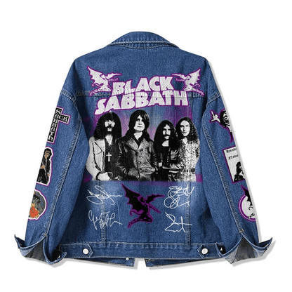 NEW PREMIUM BLACK SABBATH UNISEX DENIM JACKET