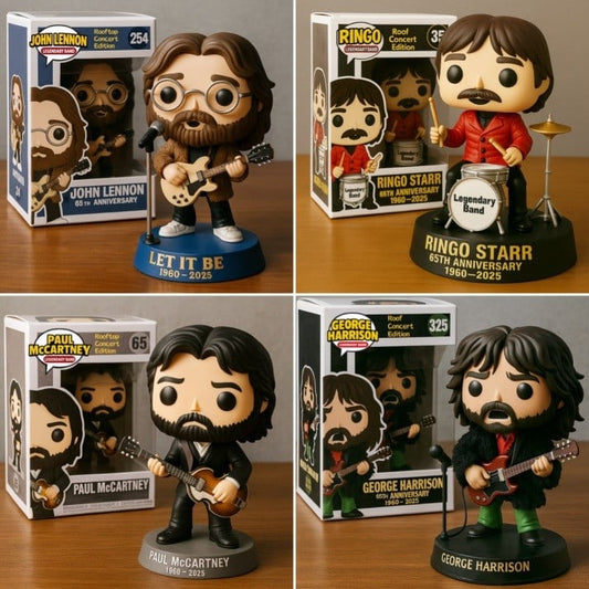 THE BEATLES ACRYLIC BLOCK PLAQUE GIFT FOR FANS