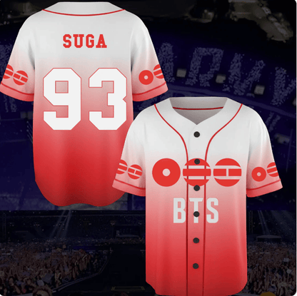 BTS COMEBACK WORLD TOUR BASEBALL JERSEY 2026 LIMITED EDITION