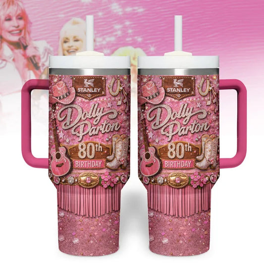 LIMITED EDITION - NEW CUSTOMIZED DOLLY PARTON TUMBLER CUP