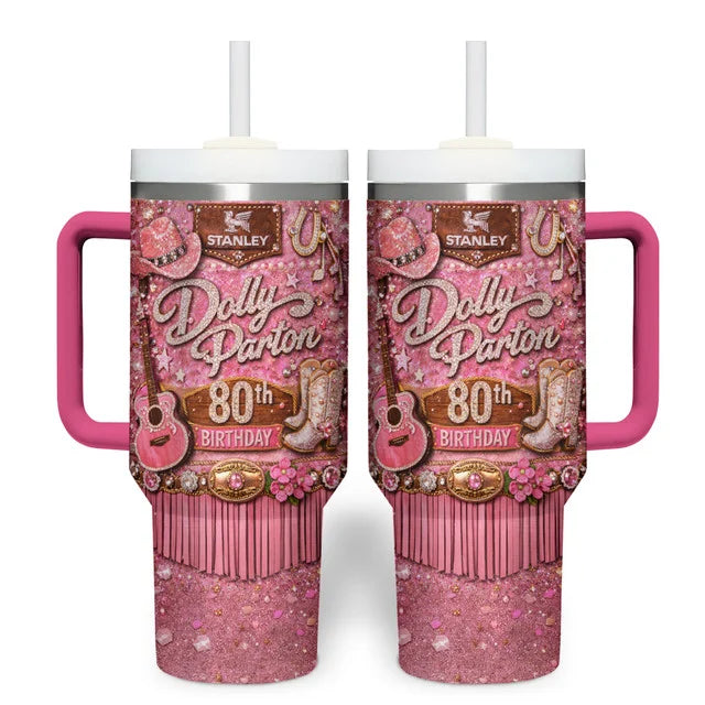 LIMITED EDITION - NEW CUSTOMIZED DOLLY PARTON TUMBLER CUP