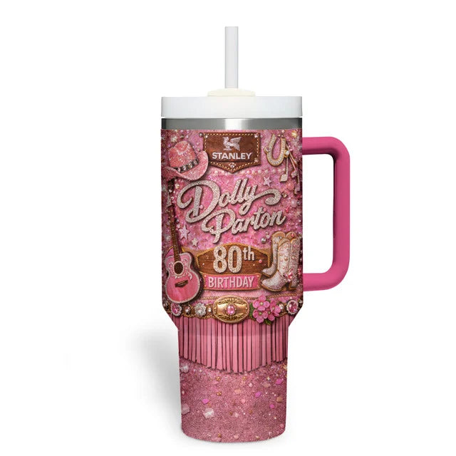 LIMITED EDITION - NEW CUSTOMIZED DOLLY PARTON TUMBLER CUP