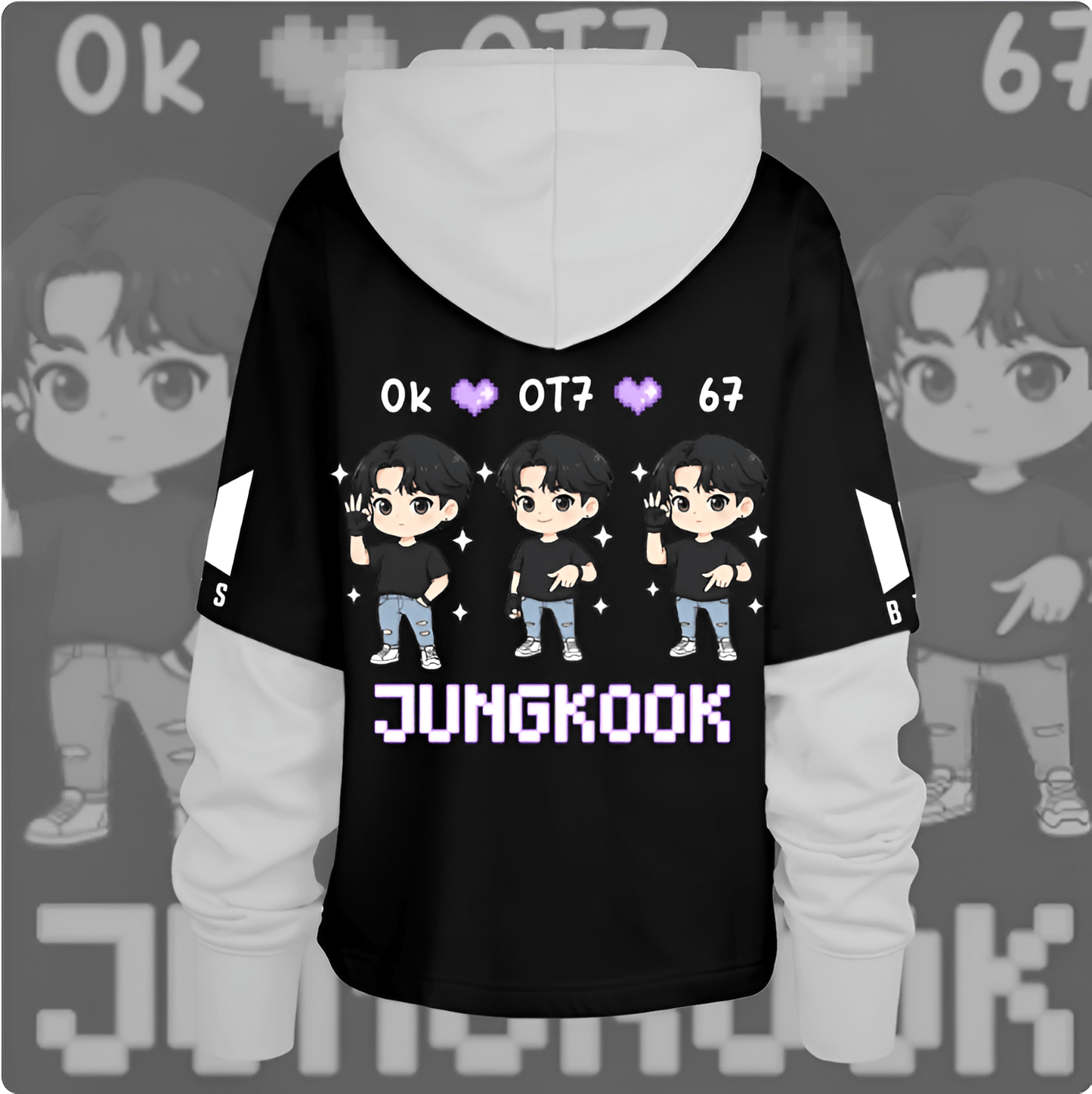 BTS JUNGKOOK UNISEX HOODIE FOR ARMY
