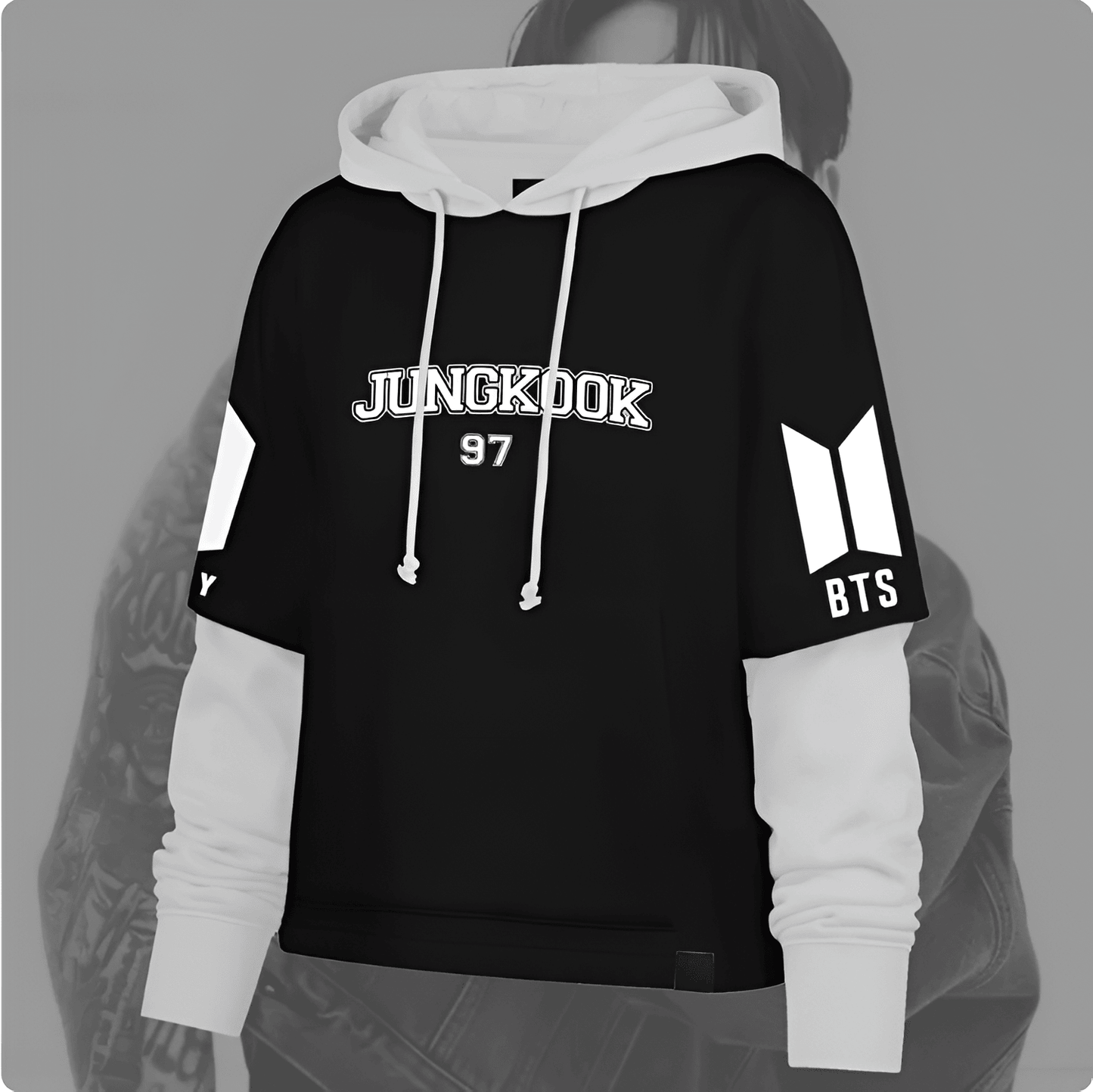 BTS JUNGKOOK UNISEX HOODIE FOR ARMY