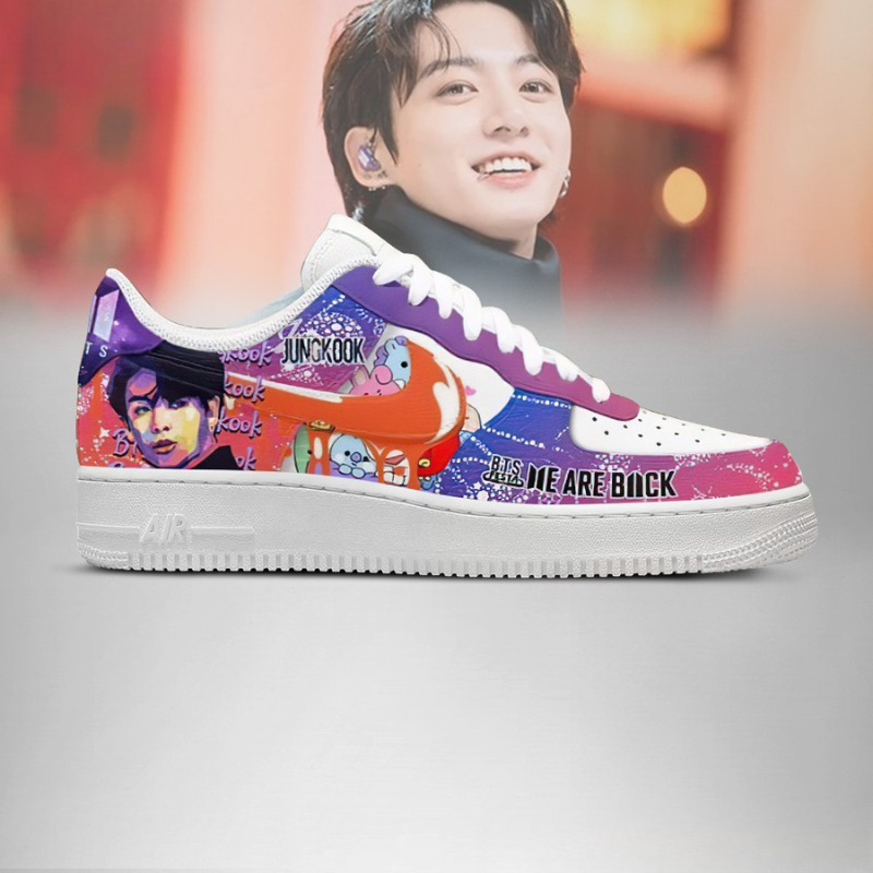 LIMITED EDITION - BTS COMEBACK WORLD TOUR AF1 SHOES
