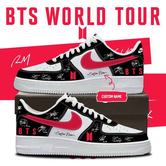 LIMITED EDITION - BTS COMEBACK WORLD TOUR AF1 SHOES