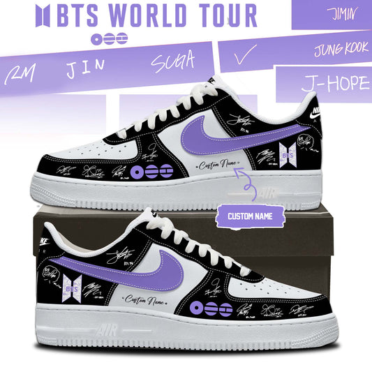 LIMITED EDITION - BTS COMEBACK WORLD TOUR AF1 SHOES
