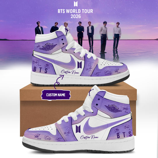 LIMITED EDITION - BTS COMEBACK WORLD TOUR AIR JORDAN SHOES