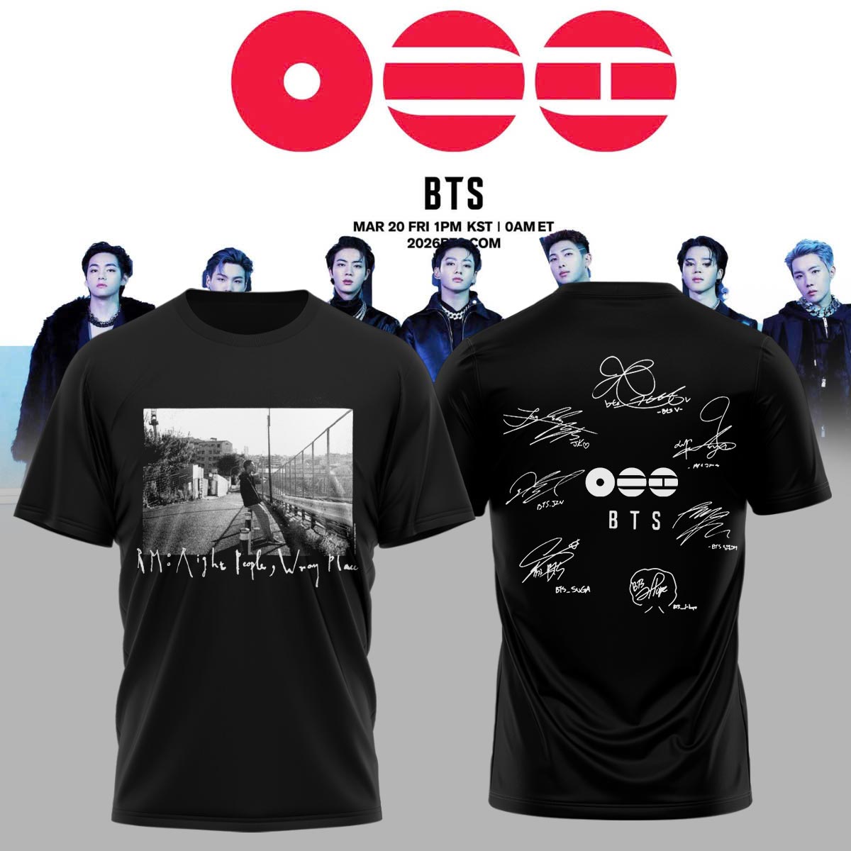 LIMITED EDITION - BTS COMEBACK WORLD TOUR APPAREL