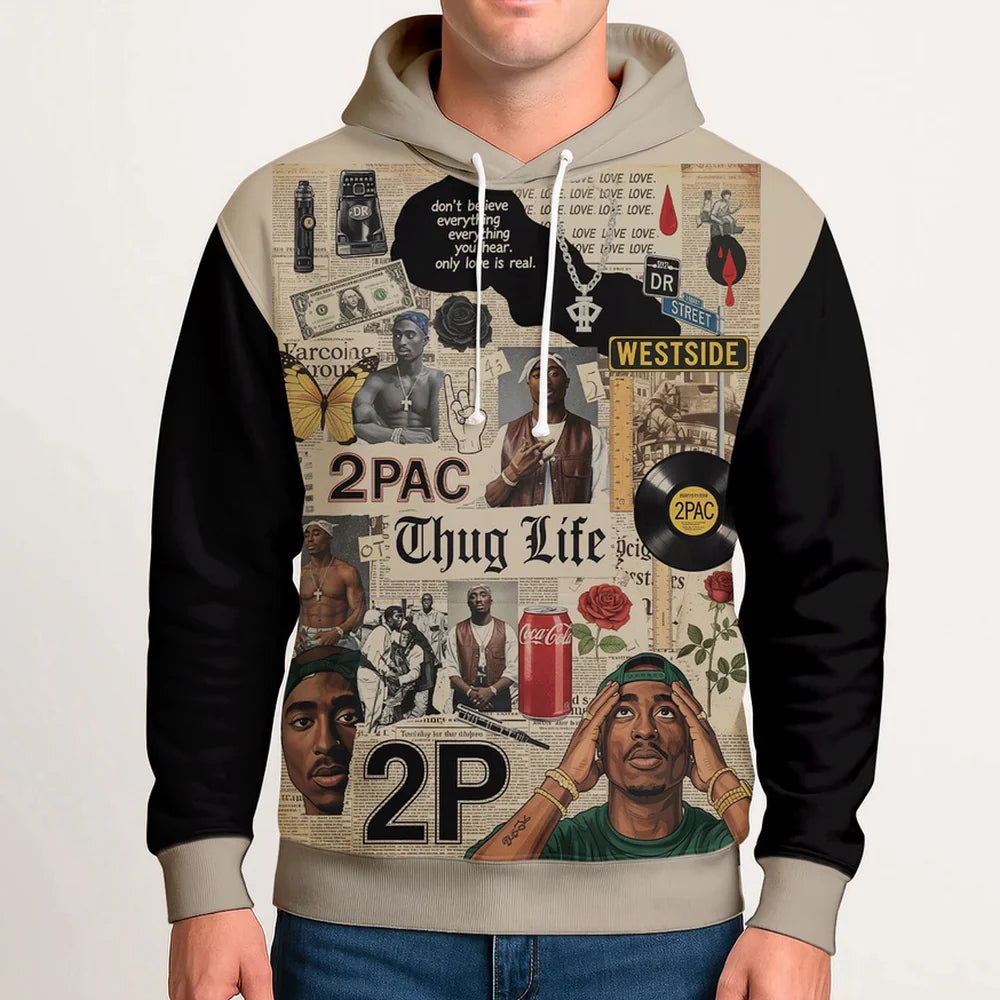 LIMITED EDITION - NEW CUSTOMIZED TUPAC SHAKUR T-SHIRT, HOODIE, ZIP HOODIE