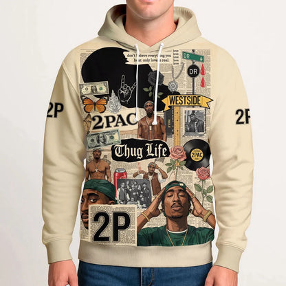 LIMITED EDITION - NEW CUSTOMIZED TUPAC SHAKUR T-SHIRT, HOODIE, ZIP HOODIE