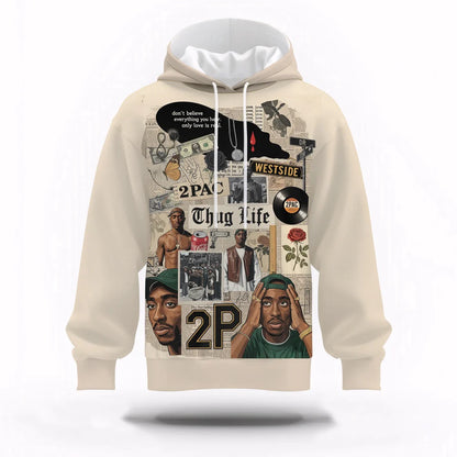 LIMITED EDITION - NEW CUSTOMIZED TUPAC SHAKUR T-SHIRT, HOODIE, ZIP HOODIE