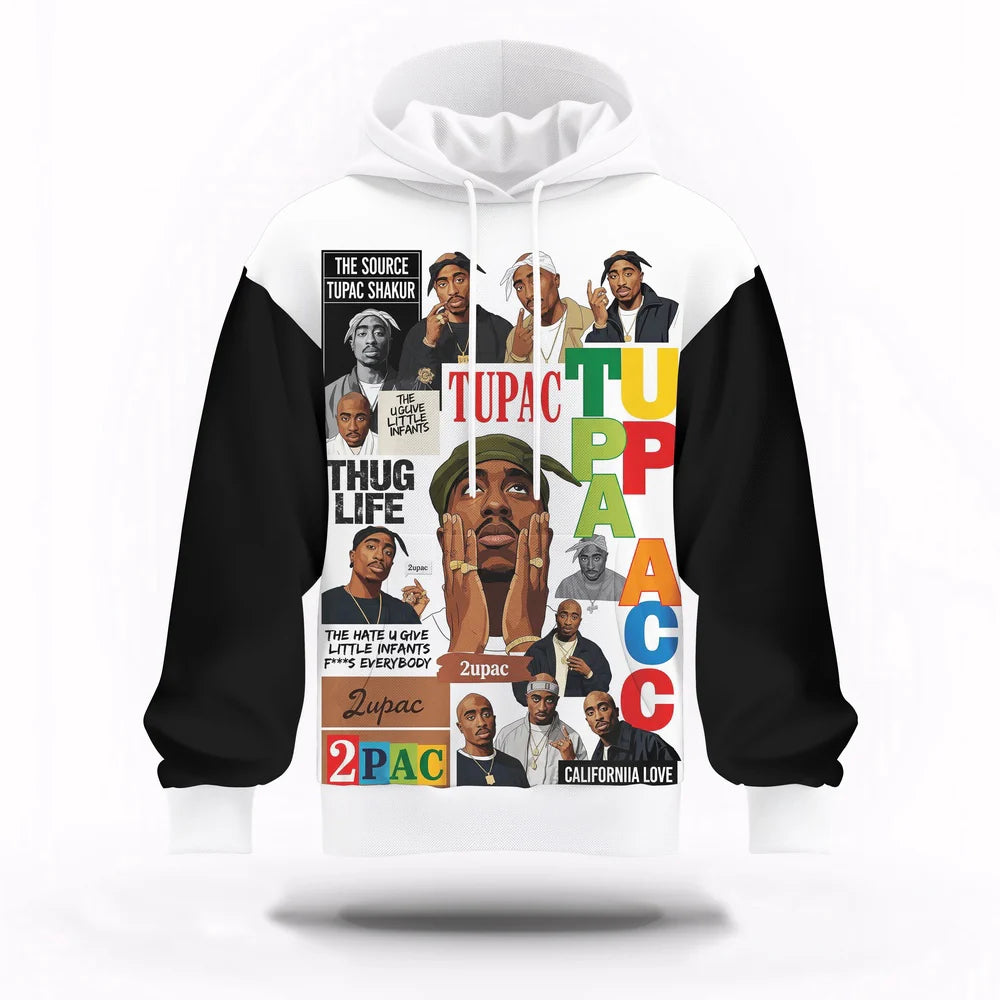 LIMITED EDITION - NEW CUSTOMIZED TUPAC SHAKUR T-SHIRT, HOODIE, ZIP HOODIE