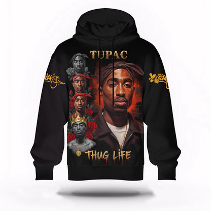 LIMITED EDITION - NEW CUSTOMIZED TUPAC SHAKUR T-SHIRT, HOODIE, ZIP HOODIE