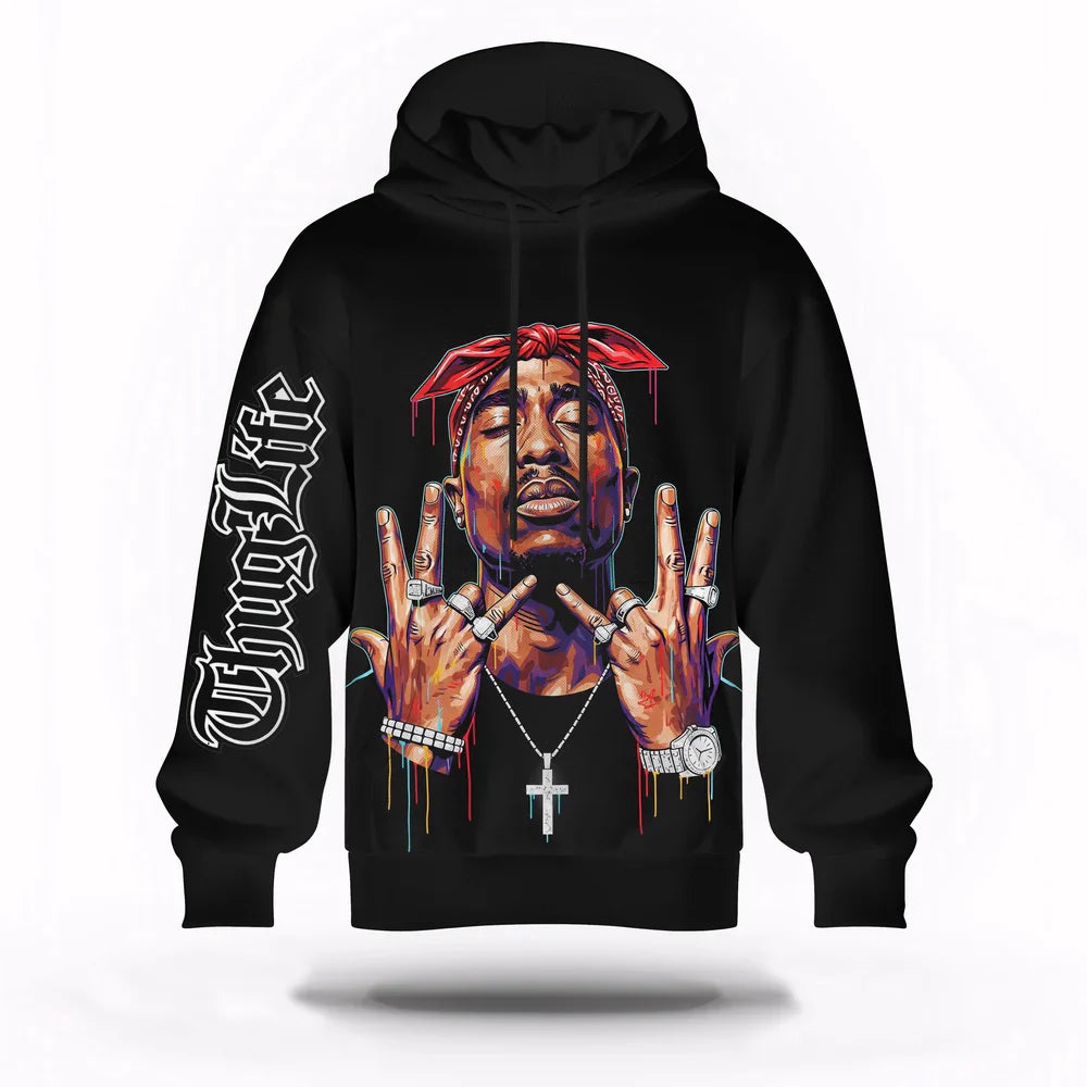 LIMITED EDITION - NEW CUSTOMIZED TUPAC SHAKUR T-SHIRT, HOODIE, ZIP HOODIE