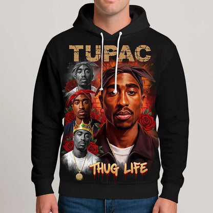 LIMITED EDITION - NEW CUSTOMIZED TUPAC SHAKUR T-SHIRT, HOODIE, ZIP HOODIE