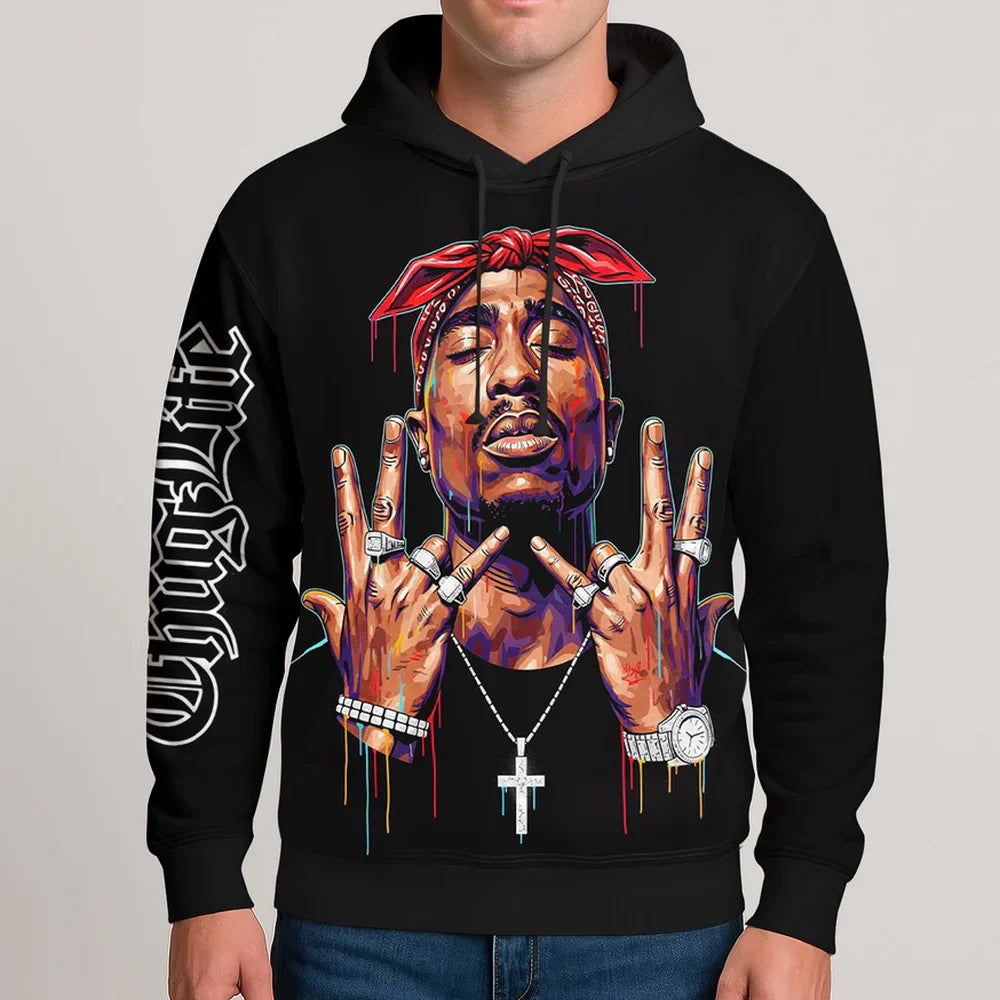 LIMITED EDITION - NEW CUSTOMIZED TUPAC SHAKUR T-SHIRT, HOODIE, ZIP HOODIE