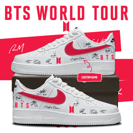 LIMITED EDITION - BTS COMEBACK WORLD TOUR AF1 SHOES