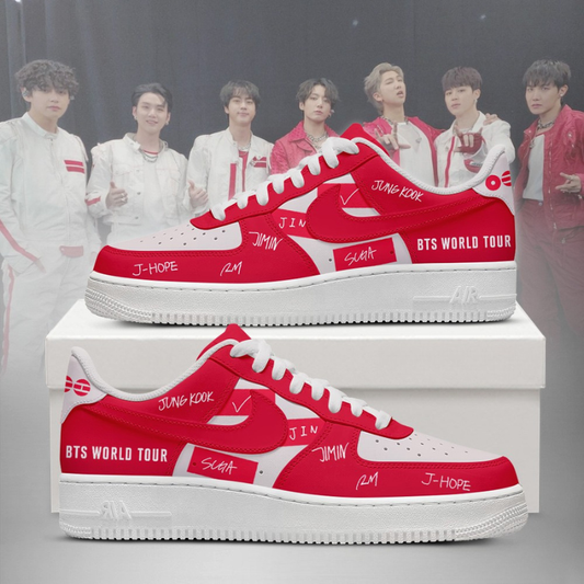 LIMITED EDITION - BTS COMEBACK WORLD TOUR AF1 SHOES