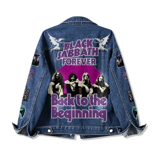 NEW PREMIUM BLACK SABBATH UNISEX DENIM JACKET