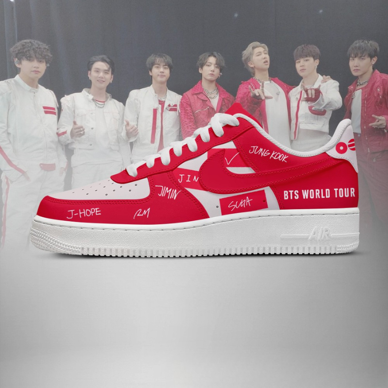 LIMITED EDITION - BTS COMEBACK WORLD TOUR AF1 SHOES