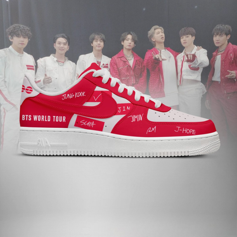 LIMITED EDITION - BTS COMEBACK WORLD TOUR AF1 SHOES