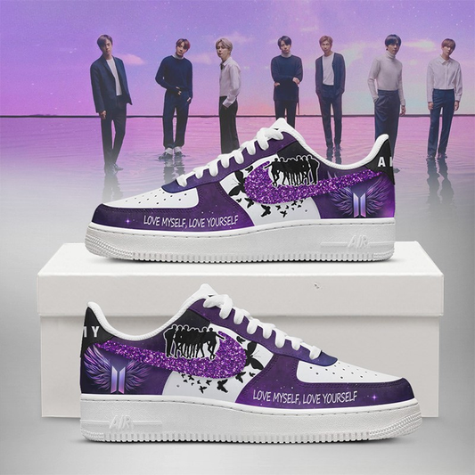 LIMITED EDITION - BTS COMEBACK WORLD TOUR AF1 SHOES