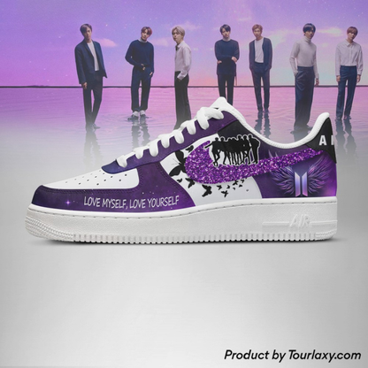 LIMITED EDITION - BTS COMEBACK WORLD TOUR AF1 SHOES