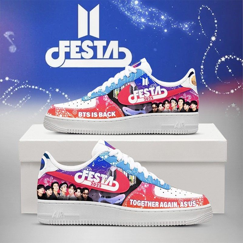 LIMITED EDITION - BTS COMEBACK WORLD TOUR AF1 SHOES