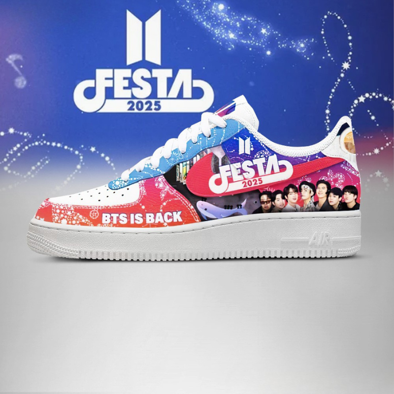 LIMITED EDITION - BTS COMEBACK WORLD TOUR AF1 SHOES