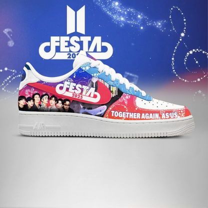LIMITED EDITION - BTS COMEBACK WORLD TOUR AF1 SHOES