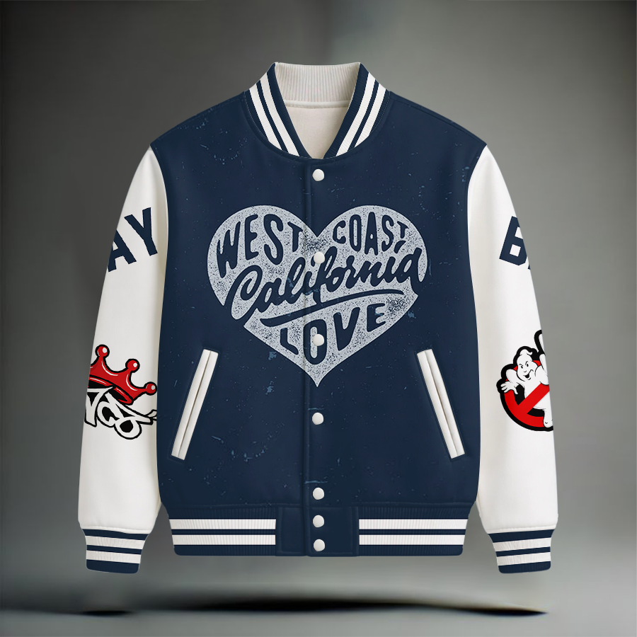 LIMITED EDITION - NEW CUSTOMIZED TUPAC SHAKUR SATIN VARSITY & BASEBALL JACKET