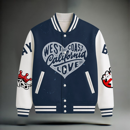 LIMITED EDITION - NEW CUSTOMIZED TUPAC SHAKUR SATIN VARSITY & BASEBALL JACKET