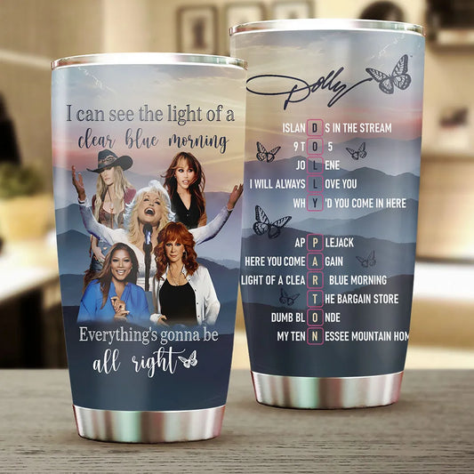 LIMITED EDITION - NEW CUSTOMIZED DOLLY PARTON TUMBLER CUP