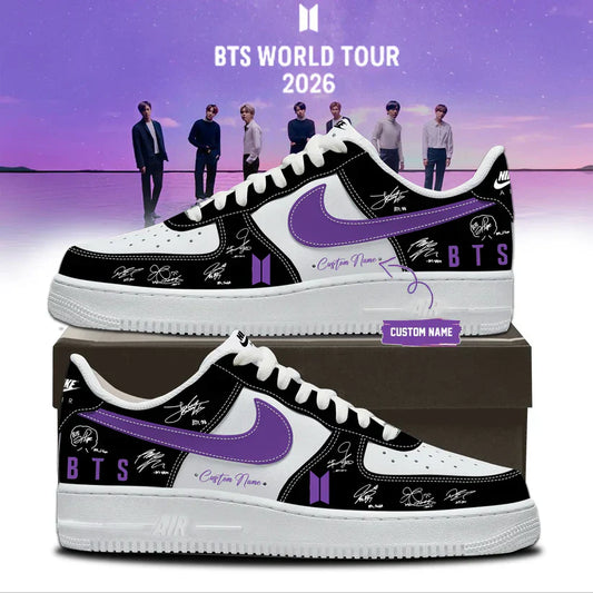 LIMITED EDITION - BTS COMEBACK WORLD TOUR AF1 SHOES