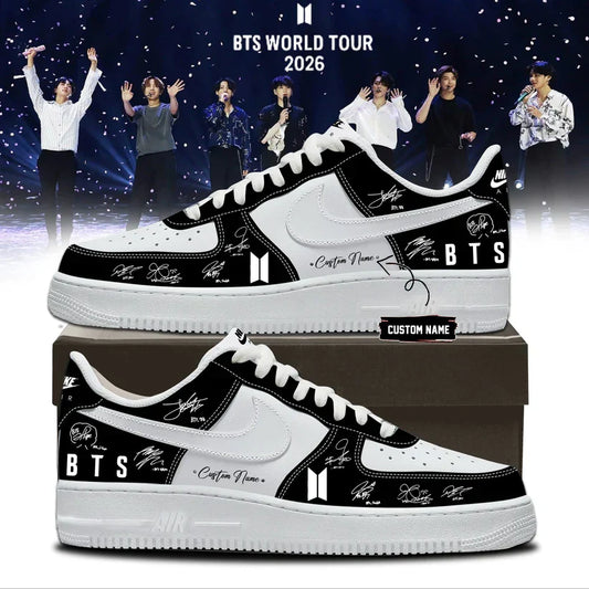 LIMITED EDITION - BTS COMEBACK WORLD TOUR AF1 SHOES