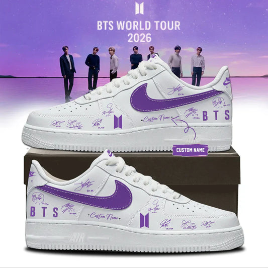 LIMITED EDITION - BTS COMEBACK WORLD TOUR AF1 SHOES