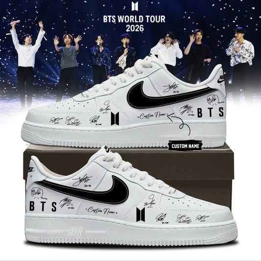 LIMITED EDITION - BTS COMEBACK WORLD TOUR AF1 SHOES