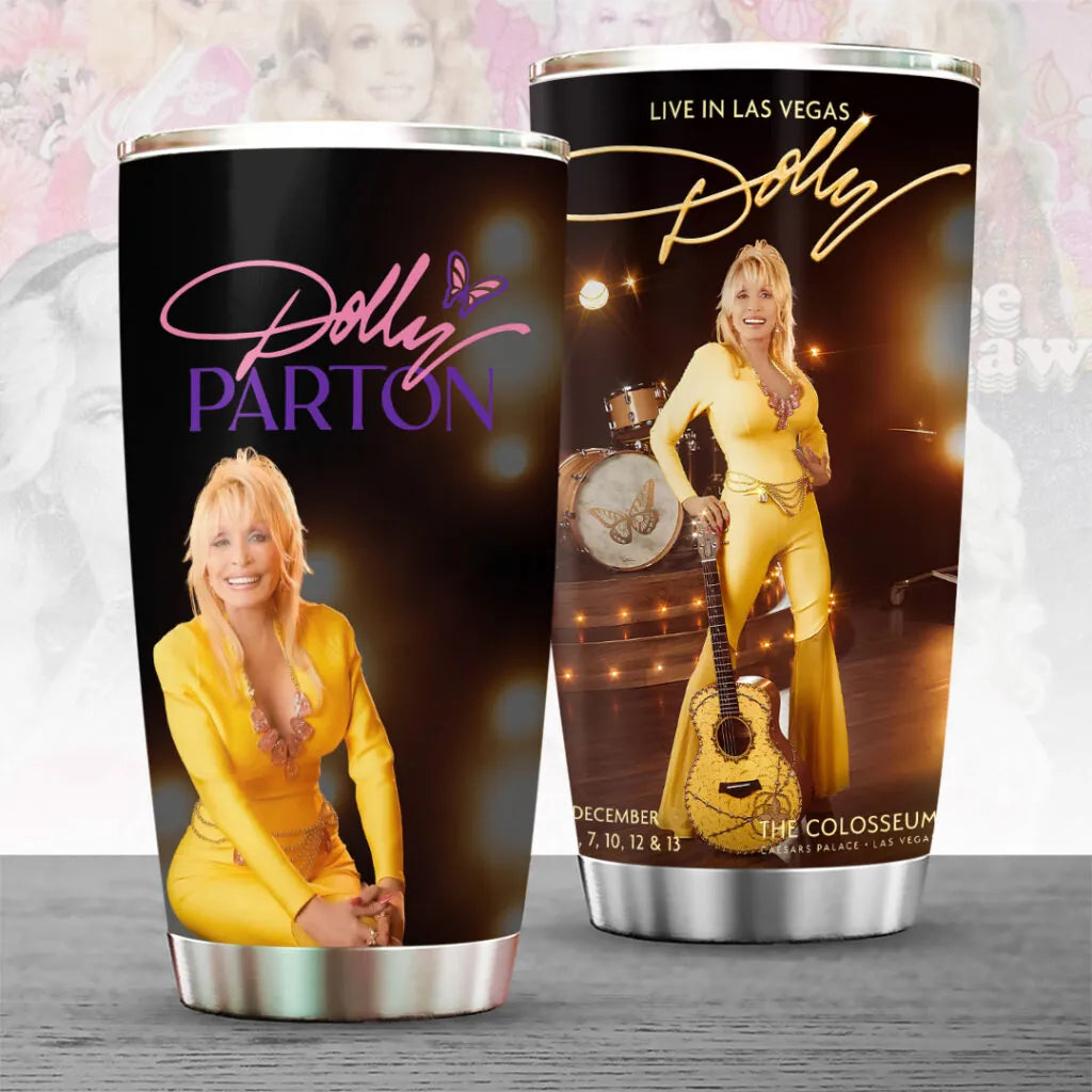 LIMITED EDITION - NEW CUSTOMIZED DOLLY PARTON TUMBLER CUP