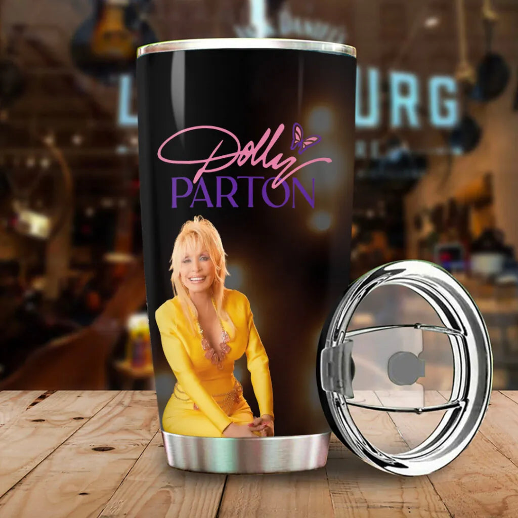LIMITED EDITION - NEW CUSTOMIZED DOLLY PARTON TUMBLER CUP