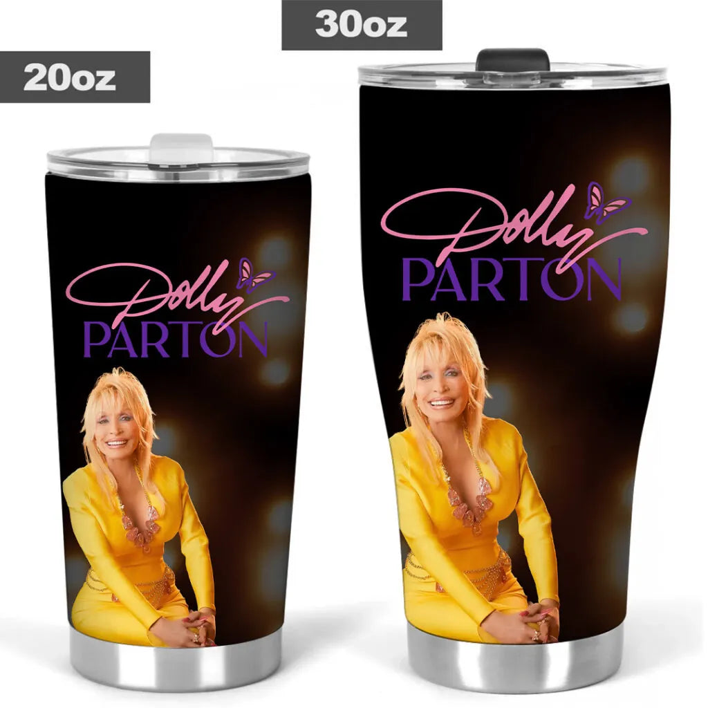 LIMITED EDITION - NEW CUSTOMIZED DOLLY PARTON TUMBLER CUP